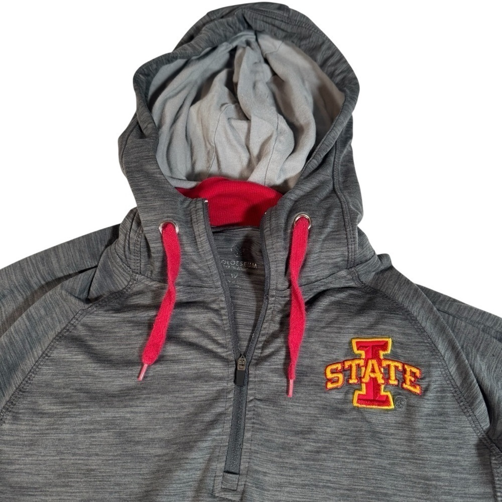 Iowa State Cyclones Colosseum Womens Hooded Pullover Long Sleeve Size Medium - Picture 2 of 16
